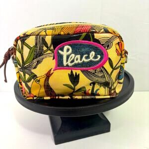 Sakroots Artistic Multicolor PEACE Zip Pouch Bin9